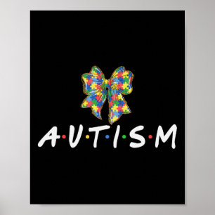Affiche Sensibilisation sur l'autisme Autisme Squad Soutie
