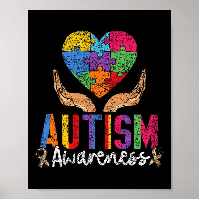Affiche Sensibilisation sur l'autisme Autistes Autistes So (Devant)