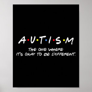Affiche Sensibilisation sur l'autisme Celui où ça va d'êtr