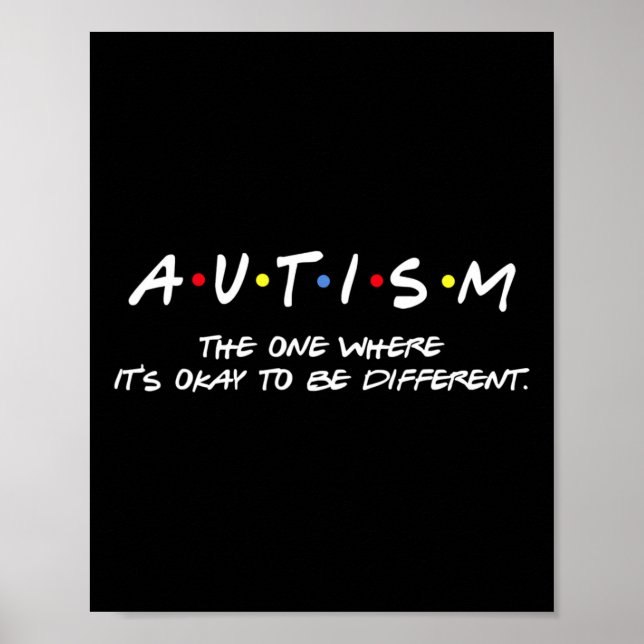Affiche Sensibilisation sur l'autisme - Celui où ça va êtr (Devant)