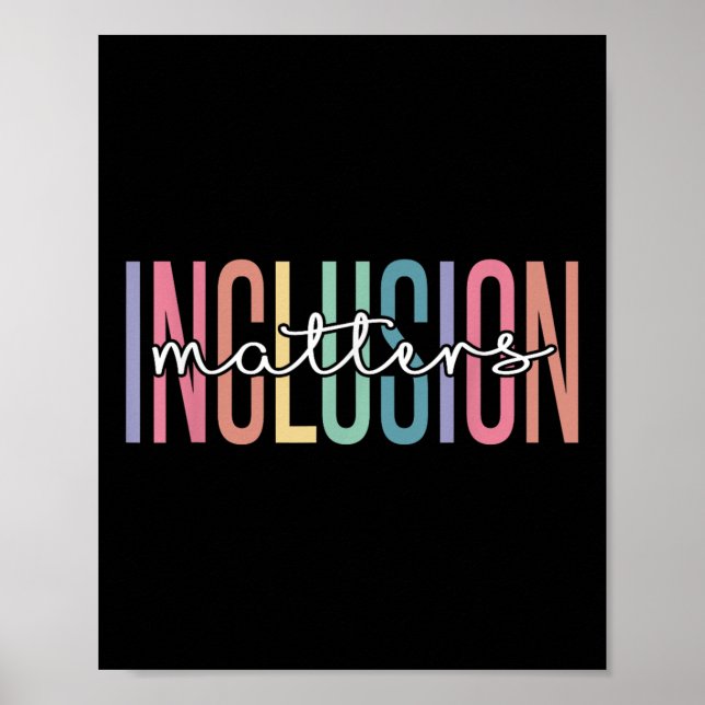 Affiche Sensibilisation sur l'autisme d'enseignement spéci (Devant)