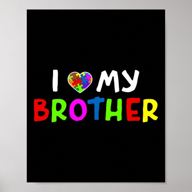Affiche Sensibilisation sur l'autisme Kids Brothers (Devant)