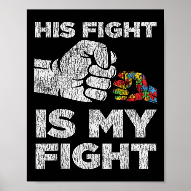 Affiche Sensibilisation sur l'autisme Maman Papa Parents A (Devant)