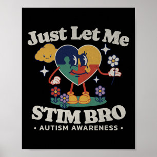 Affiche Sensibilisation sur l'autisme Support Stimming Cut