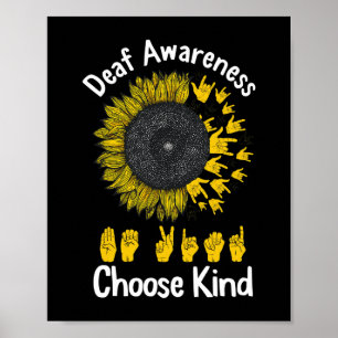 Affiche Sensibilisation Tournesol Choisir Type Jaune Ribbo