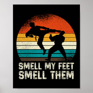 Affiche Sentez Mes Pieds Sentez-Les Drôle Karate Martial A