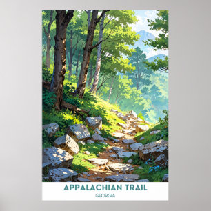 Affiche Sentier des Appalaches, Géorgie