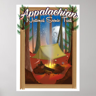 Affiche Sentier national panoramique des Appalaches