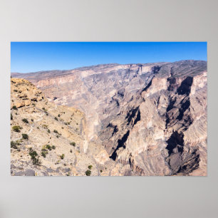 Affiche Sentier randonnée en Jebel Shams