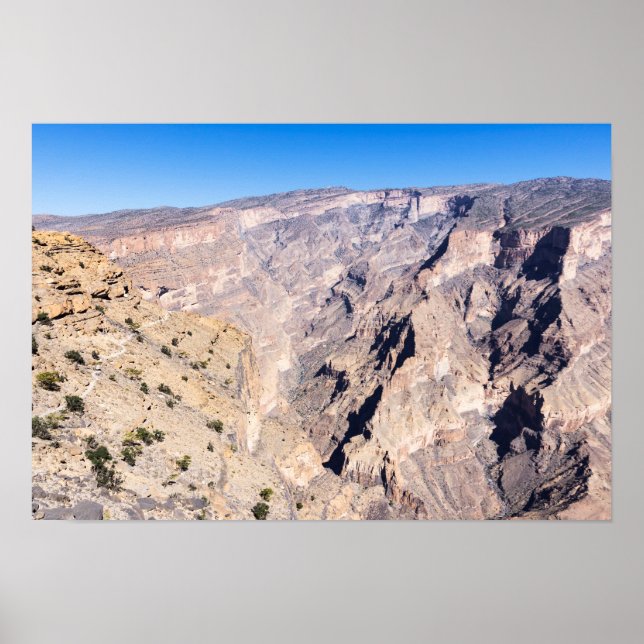 Affiche Sentier randonnée en Jebel Shams (Devant)
