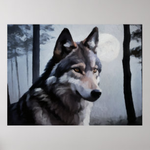 Affiche Sentinelle au clair de lune