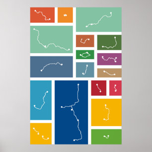 Affiche Séoul - Palettes de transit