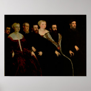 Affiche Sept membres de la famille Soranzo