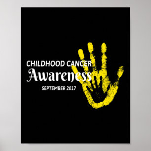 Affiche Septembre de sensibilisation au cancer de l'enfant