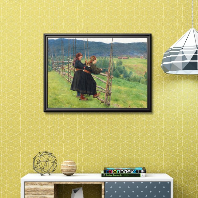 Affiche Septembre Erik Werenskiold Art Norvège (Créateur téléchargé)