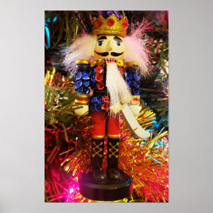 Affiche Sequin Nutcracker soldat ornement de Noël