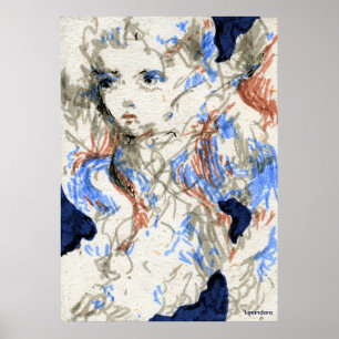 Affiche Seraph Ink Pen Drawing