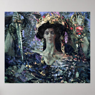 Affiche Séraphin à six ailes (Azrael) par Mikhail Vrubel