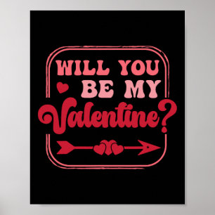Affiche Seras-Tu Ma Saint-Valentin Saint-Valentin Hommes F
