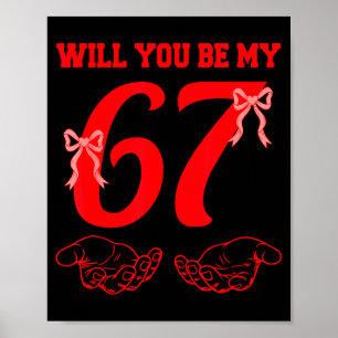 Affiche Seras-Tu Mon 67 Drôle Six Sept Mains Mème Valen