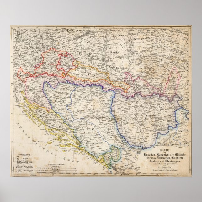 Affiche Serbie, Bosnie (Devant)