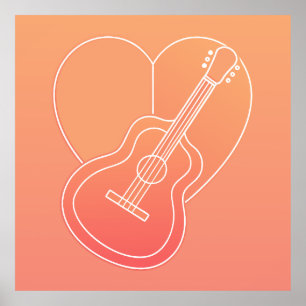 Affiche Serenade de cordes de coeur