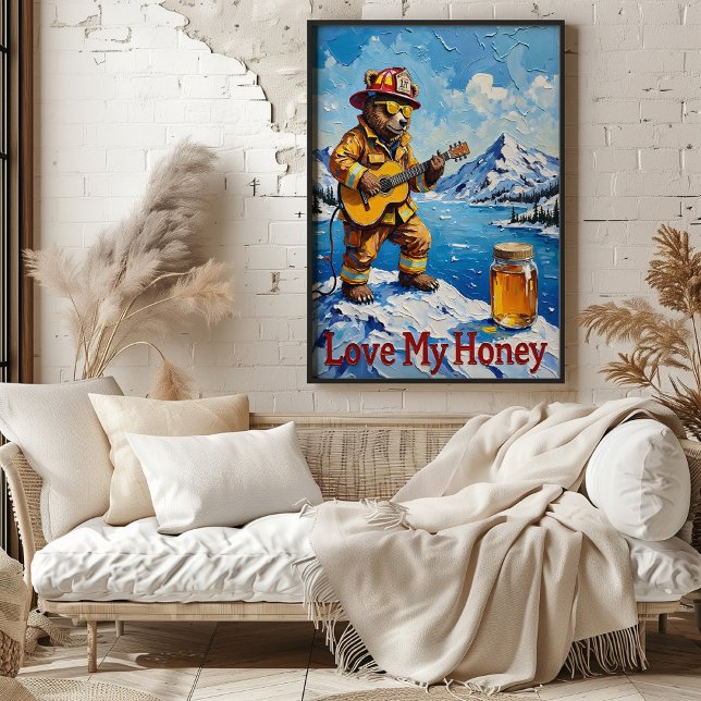Affiche Serenade de pic : Hymne alpin de l'ours (Créateur téléchargé)