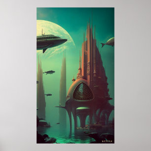 Affiche Serenade Earthrise (42x24po Extra Long) (W/Logo)