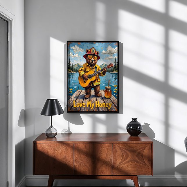 Affiche Sérénade sucrée de l'ours (Créateur téléchargé)