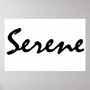 Affiche Serene