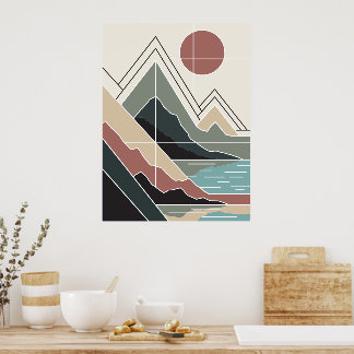 Affiche Serene Peaks
