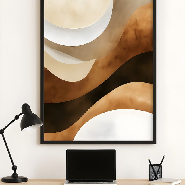 Affiche Serene Sandstone Flow (Créateur téléchargé)