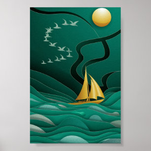 Affiche Serene Voyage