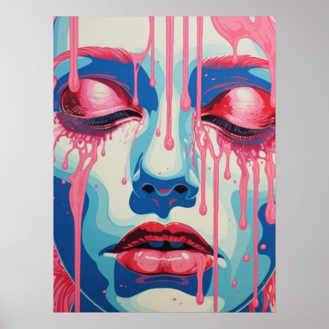 Affiche Serene Whispers : La dualité des couleurs (Devant)