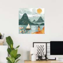 Sérénité au bord de la mer