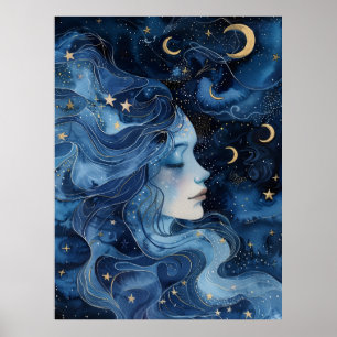 Affiche Sérénité dans la lumière des étoiles