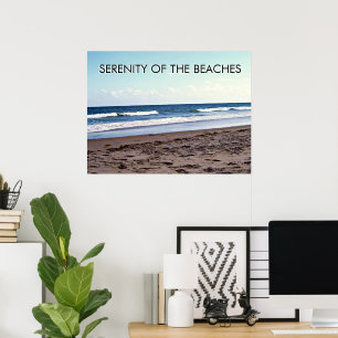 Affiche Sérénité des scènes côtières de plage