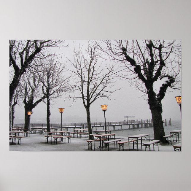 Affiche Sérénité hivernale (Devant)