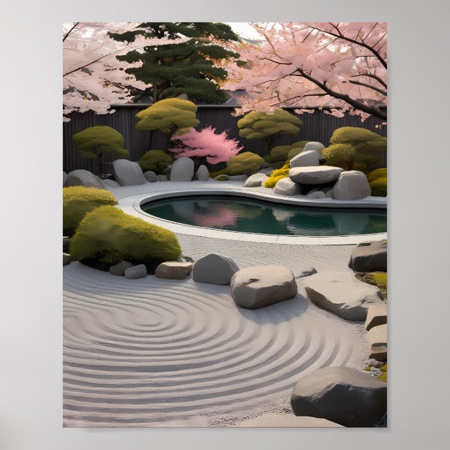 Affiche Sérénité zen (Devant)