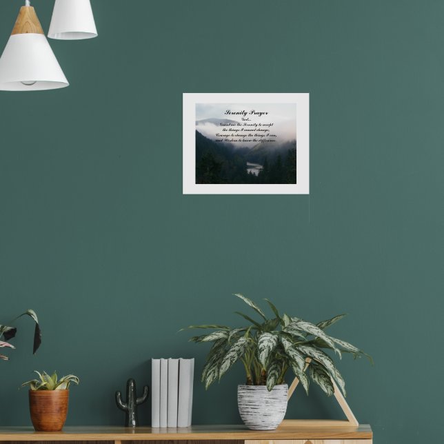 Affiche Serenity Prayer River Valley Photographic (Salon 1)