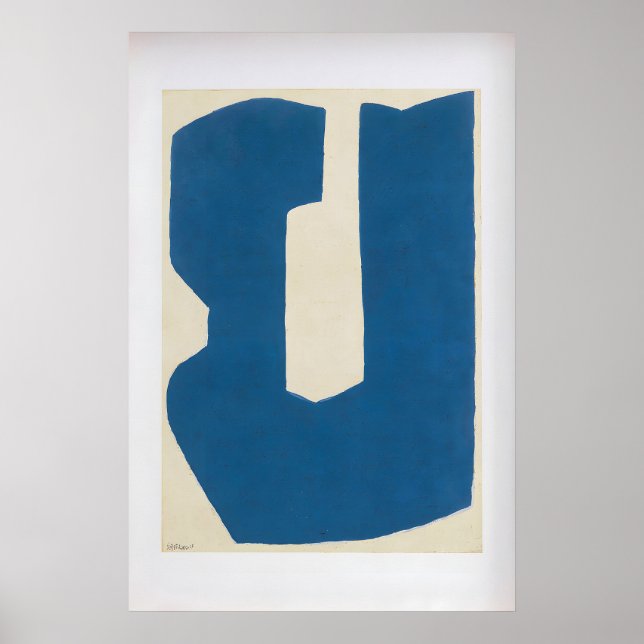 Affiche Serge Poliakoff Composition Abstraite 1965 (Devant)