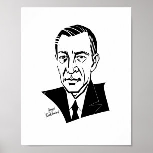 Affiche Sergei Rachmaninoff
