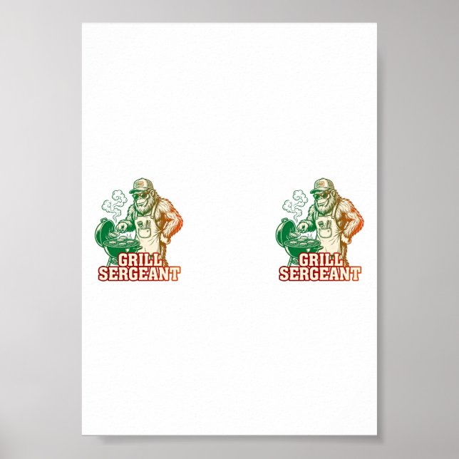 Affiche Sergent Grill Bigfoot Drôle (Devant)