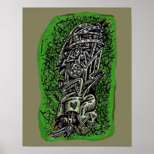 Affiche Sergent zombie, par Brian Benson,