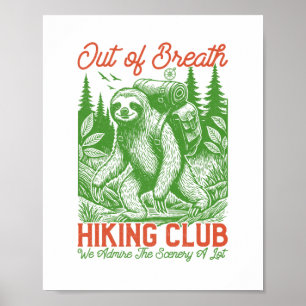 Affiche Serial Chiller Sloth Hanging de la branche