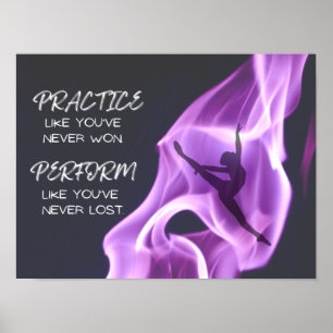 Affiche Série d'affiches de danse inspirante - Deux