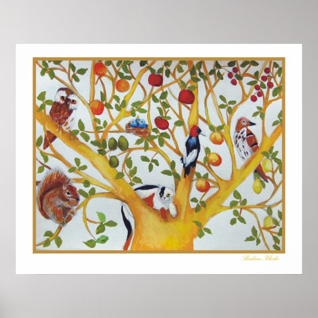 Affiche Série d'arbres, (Devant)