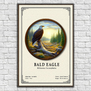 Affiche Série de zoologie de l'aigle royal