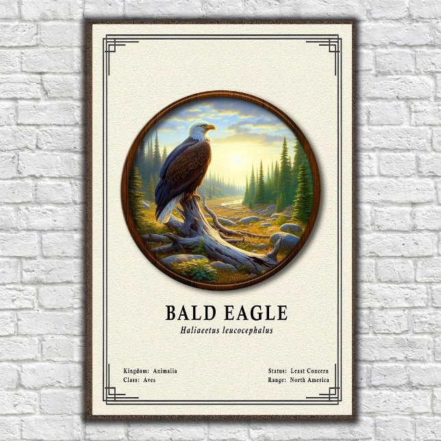 Affiche Série de zoologie de l'aigle royal (Créateur téléchargé)