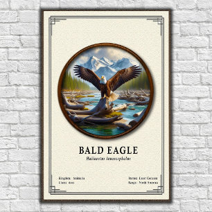 Affiche Série de zoologie de l'aigle royal